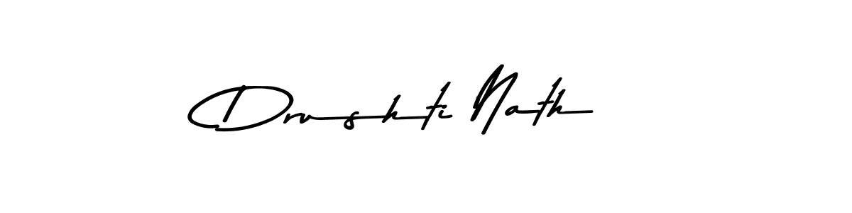 Drushti Nath stylish signature style. Best Handwritten Sign (Asem Kandis PERSONAL USE) for my name. Handwritten Signature Collection Ideas for my name Drushti Nath. Drushti Nath signature style 9 images and pictures png