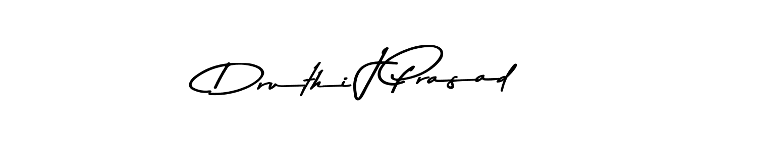 The best way (Asem Kandis PERSONAL USE) to make a short signature is to pick only two or three words in your name. The name Druthi J Prasad include a total of six letters. For converting this name. Druthi J Prasad signature style 9 images and pictures png