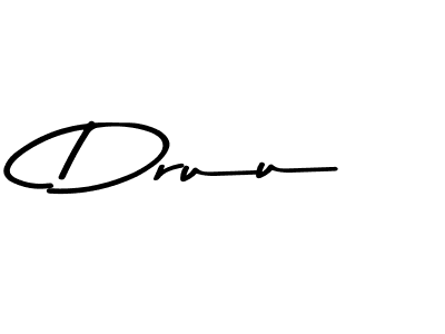Also we have Druu name is the best signature style. Create professional handwritten signature collection using Asem Kandis PERSONAL USE autograph style. Druu signature style 9 images and pictures png