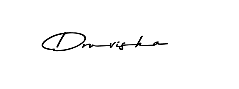 How to Draw Druvisha signature style? Asem Kandis PERSONAL USE is a latest design signature styles for name Druvisha. Druvisha signature style 9 images and pictures png