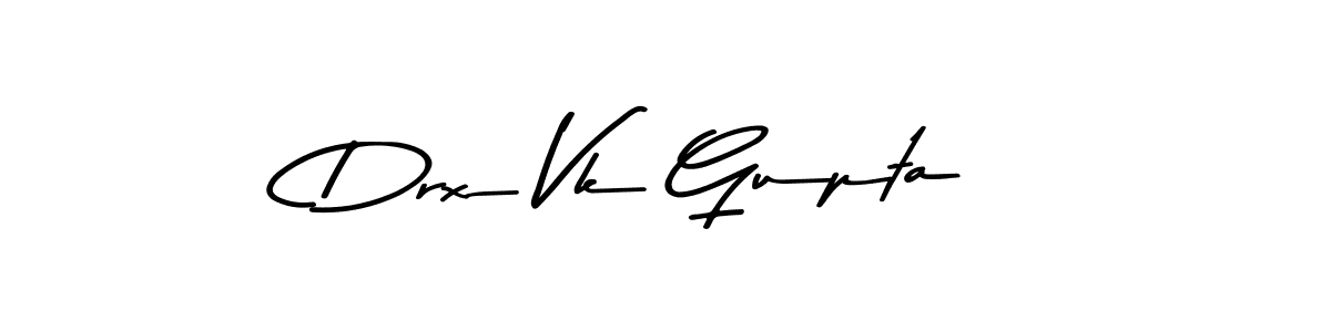 The best way (Asem Kandis PERSONAL USE) to make a short signature is to pick only two or three words in your name. The name Drx Vk Gupta include a total of six letters. For converting this name. Drx Vk Gupta signature style 9 images and pictures png