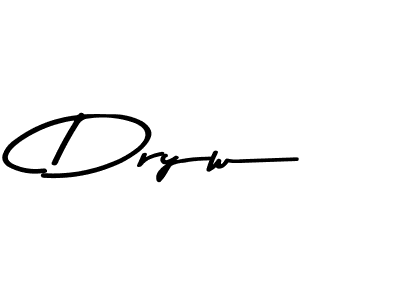 Create a beautiful signature design for name Dryw. With this signature (Asem Kandis PERSONAL USE) fonts, you can make a handwritten signature for free. Dryw signature style 9 images and pictures png