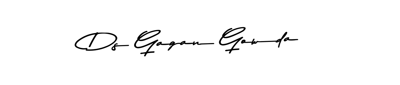 It looks lik you need a new signature style for name Ds Gagan Gowda. Design unique handwritten (Asem Kandis PERSONAL USE) signature with our free signature maker in just a few clicks. Ds Gagan Gowda signature style 9 images and pictures png