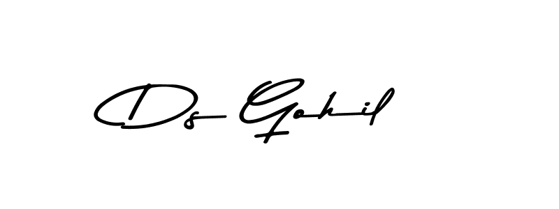 How to make Ds Gohil signature? Asem Kandis PERSONAL USE is a professional autograph style. Create handwritten signature for Ds Gohil name. Ds Gohil signature style 9 images and pictures png