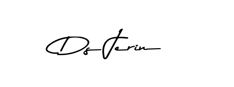Ds Jerin stylish signature style. Best Handwritten Sign (Asem Kandis PERSONAL USE) for my name. Handwritten Signature Collection Ideas for my name Ds Jerin. Ds Jerin signature style 9 images and pictures png