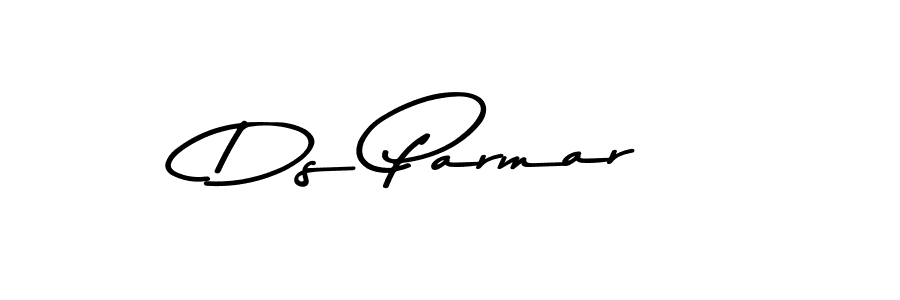 Make a beautiful signature design for name Ds Parmar. With this signature (Asem Kandis PERSONAL USE) style, you can create a handwritten signature for free. Ds Parmar signature style 9 images and pictures png