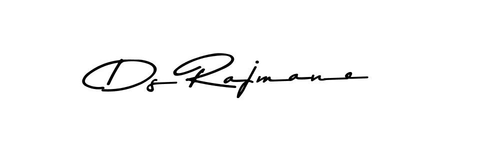 You should practise on your own different ways (Asem Kandis PERSONAL USE) to write your name (Ds Rajmane) in signature. don't let someone else do it for you. Ds Rajmane signature style 9 images and pictures png