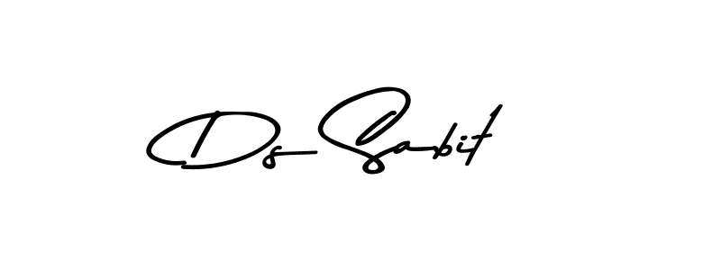 Ds Sabit stylish signature style. Best Handwritten Sign (Asem Kandis PERSONAL USE) for my name. Handwritten Signature Collection Ideas for my name Ds Sabit. Ds Sabit signature style 9 images and pictures png