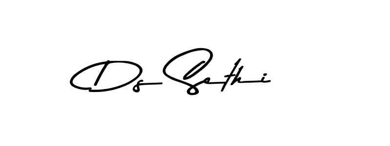 How to make Ds Sethi signature? Asem Kandis PERSONAL USE is a professional autograph style. Create handwritten signature for Ds Sethi name. Ds Sethi signature style 9 images and pictures png