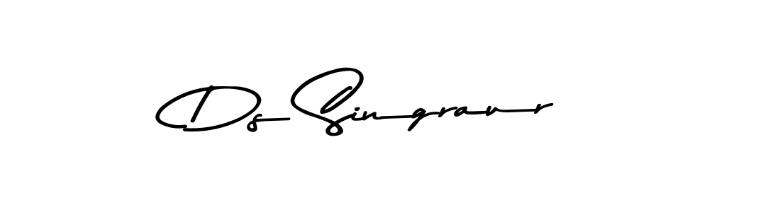 Make a beautiful signature design for name Ds Singraur. With this signature (Asem Kandis PERSONAL USE) style, you can create a handwritten signature for free. Ds Singraur signature style 9 images and pictures png