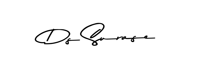 The best way (Asem Kandis PERSONAL USE) to make a short signature is to pick only two or three words in your name. The name Ds Surase include a total of six letters. For converting this name. Ds Surase signature style 9 images and pictures png