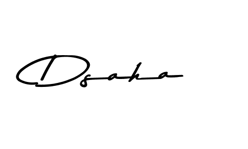 Make a beautiful signature design for name Dsaha. Use this online signature maker to create a handwritten signature for free. Dsaha signature style 9 images and pictures png