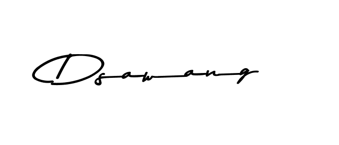 Make a beautiful signature design for name Dsawang. With this signature (Asem Kandis PERSONAL USE) style, you can create a handwritten signature for free. Dsawang signature style 9 images and pictures png