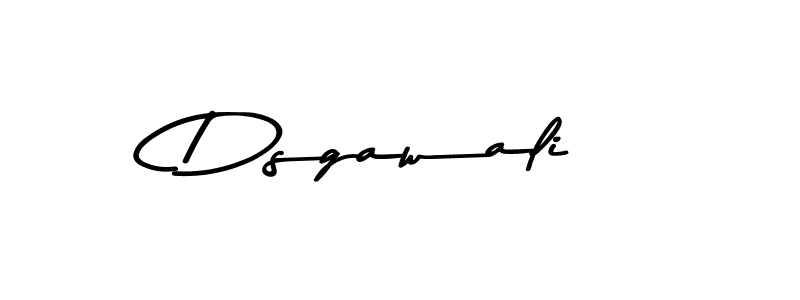 Make a beautiful signature design for name Dsgawali. With this signature (Asem Kandis PERSONAL USE) style, you can create a handwritten signature for free. Dsgawali signature style 9 images and pictures png