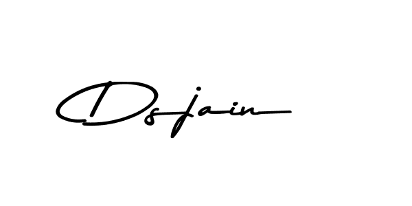 How to make Dsjain name signature. Use Asem Kandis PERSONAL USE style for creating short signs online. This is the latest handwritten sign. Dsjain signature style 9 images and pictures png