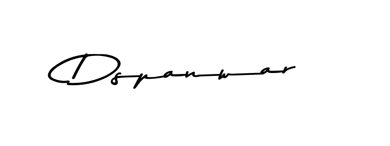Use a signature maker to create a handwritten signature online. With this signature software, you can design (Asem Kandis PERSONAL USE) your own signature for name Dspanwar. Dspanwar signature style 9 images and pictures png