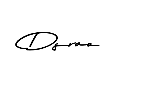 Make a beautiful signature design for name Dsrao. Use this online signature maker to create a handwritten signature for free. Dsrao signature style 9 images and pictures png