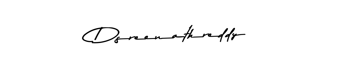 The best way (Asem Kandis PERSONAL USE) to make a short signature is to pick only two or three words in your name. The name Dsreenathreddy include a total of six letters. For converting this name. Dsreenathreddy signature style 9 images and pictures png