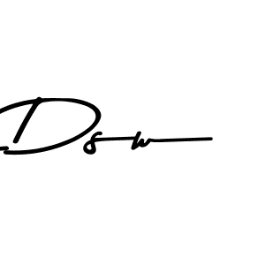 if you are searching for the best signature style for your name Dsw. so please give up your signature search. here we have designed multiple signature styles  using Asem Kandis PERSONAL USE. Dsw signature style 9 images and pictures png