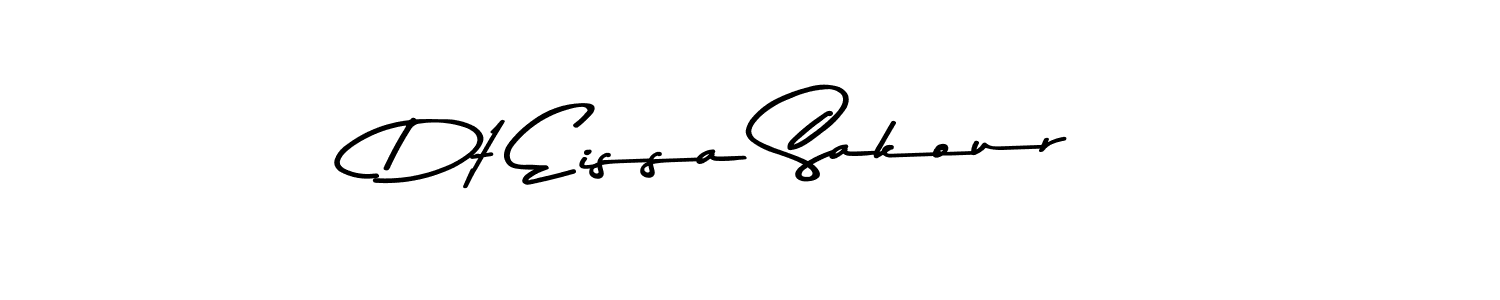 The best way (Asem Kandis PERSONAL USE) to make a short signature is to pick only two or three words in your name. The name Dt Eissa Sakour include a total of six letters. For converting this name. Dt Eissa Sakour signature style 9 images and pictures png