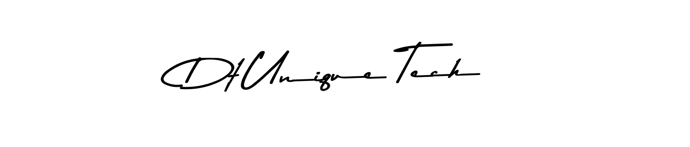 The best way (Asem Kandis PERSONAL USE) to make a short signature is to pick only two or three words in your name. The name Dt Unique Tech include a total of six letters. For converting this name. Dt Unique Tech signature style 9 images and pictures png