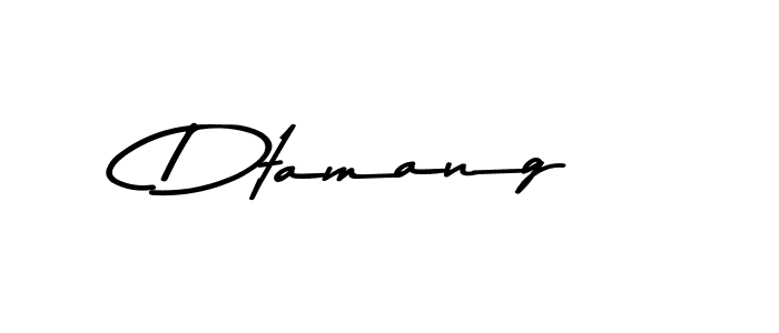 How to make Dtamang name signature. Use Asem Kandis PERSONAL USE style for creating short signs online. This is the latest handwritten sign. Dtamang signature style 9 images and pictures png