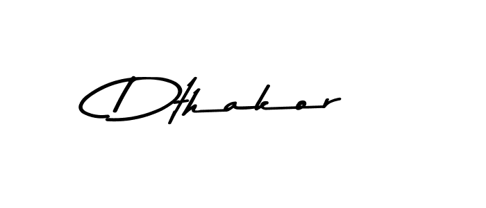 This is the best signature style for the Dthakor name. Also you like these signature font (Asem Kandis PERSONAL USE). Mix name signature. Dthakor signature style 9 images and pictures png