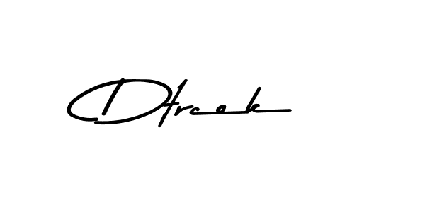 You can use this online signature creator to create a handwritten signature for the name Dtrcek. This is the best online autograph maker. Dtrcek signature style 9 images and pictures png