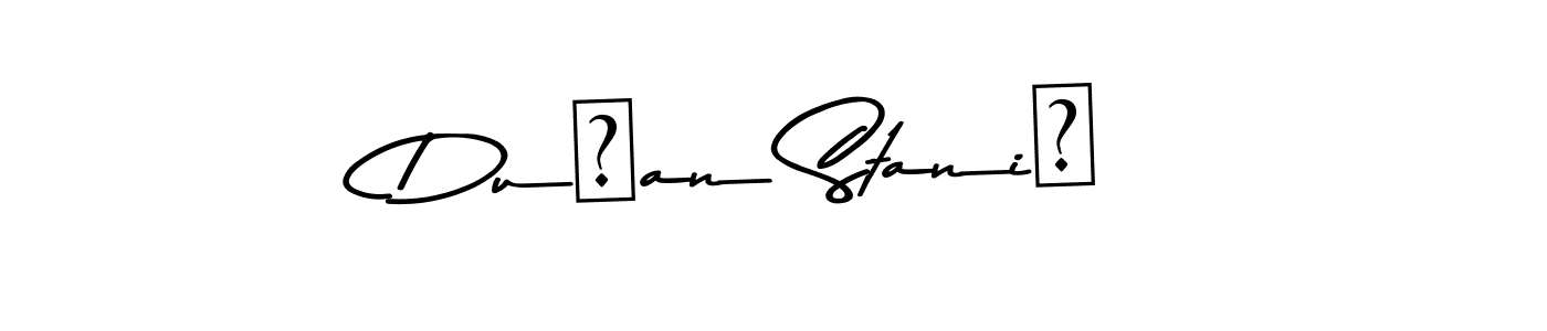 How to Draw Dušan Stanić signature style? Asem Kandis PERSONAL USE is a latest design signature styles for name Dušan Stanić. Dušan Stanić signature style 9 images and pictures png