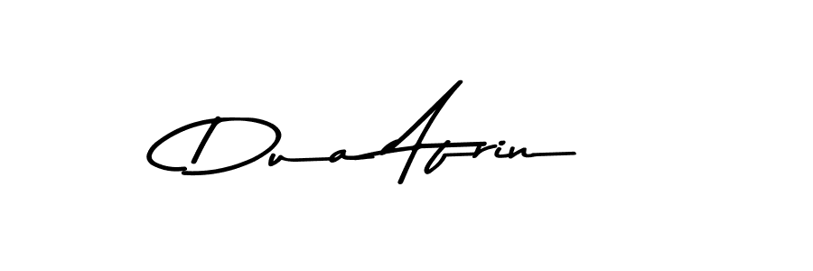 Create a beautiful signature design for name Dua Afrin. With this signature (Asem Kandis PERSONAL USE) fonts, you can make a handwritten signature for free. Dua Afrin signature style 9 images and pictures png