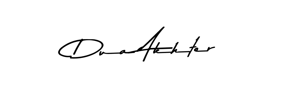 Dua Akhter stylish signature style. Best Handwritten Sign (Asem Kandis PERSONAL USE) for my name. Handwritten Signature Collection Ideas for my name Dua Akhter. Dua Akhter signature style 9 images and pictures png