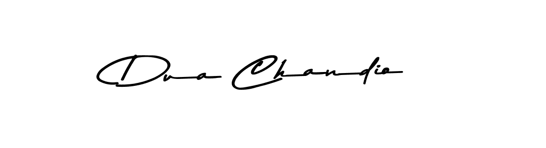 Asem Kandis PERSONAL USE is a professional signature style that is perfect for those who want to add a touch of class to their signature. It is also a great choice for those who want to make their signature more unique. Get Dua Chandio name to fancy signature for free. Dua Chandio signature style 9 images and pictures png