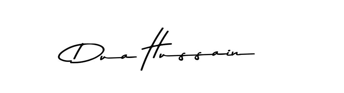 Create a beautiful signature design for name Dua Hussain. With this signature (Asem Kandis PERSONAL USE) fonts, you can make a handwritten signature for free. Dua Hussain signature style 9 images and pictures png