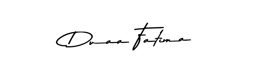 How to make Duaa Fatima signature? Asem Kandis PERSONAL USE is a professional autograph style. Create handwritten signature for Duaa Fatima name. Duaa Fatima signature style 9 images and pictures png