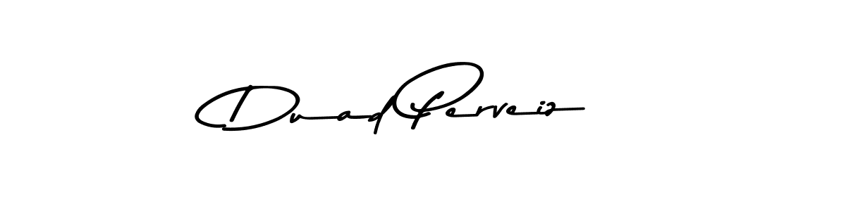 Make a short Duad Perveiz signature style. Manage your documents anywhere anytime using Asem Kandis PERSONAL USE. Create and add eSignatures, submit forms, share and send files easily. Duad Perveiz signature style 9 images and pictures png