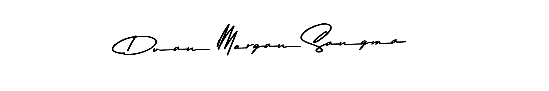 Make a beautiful signature design for name Duan Morgan Sangma. Use this online signature maker to create a handwritten signature for free. Duan Morgan Sangma signature style 9 images and pictures png