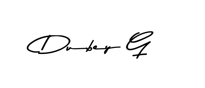 Use a signature maker to create a handwritten signature online. With this signature software, you can design (Asem Kandis PERSONAL USE) your own signature for name Dubey G. Dubey G signature style 9 images and pictures png