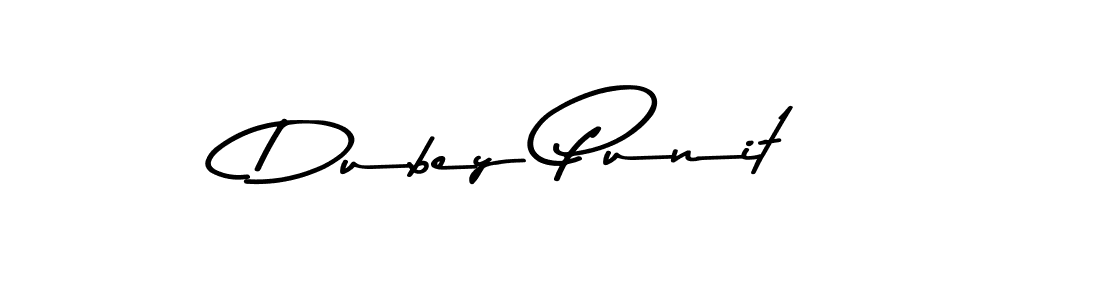 Make a beautiful signature design for name Dubey Punit. With this signature (Asem Kandis PERSONAL USE) style, you can create a handwritten signature for free. Dubey Punit signature style 9 images and pictures png