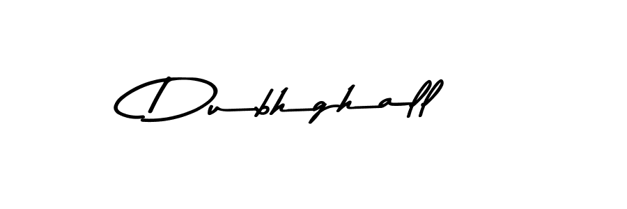 Dubhghall stylish signature style. Best Handwritten Sign (Asem Kandis PERSONAL USE) for my name. Handwritten Signature Collection Ideas for my name Dubhghall. Dubhghall signature style 9 images and pictures png