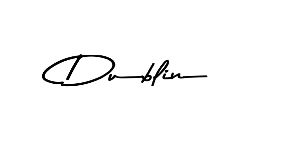 How to make Dublin signature? Asem Kandis PERSONAL USE is a professional autograph style. Create handwritten signature for Dublin name. Dublin signature style 9 images and pictures png