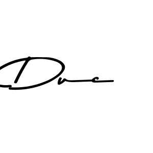 You should practise on your own different ways (Asem Kandis PERSONAL USE) to write your name (Duc) in signature. don't let someone else do it for you. Duc signature style 9 images and pictures png