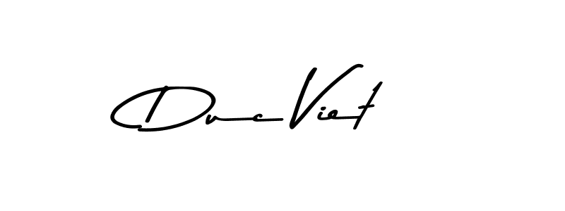 The best way (Asem Kandis PERSONAL USE) to make a short signature is to pick only two or three words in your name. The name Duc Viet include a total of six letters. For converting this name. Duc Viet signature style 9 images and pictures png