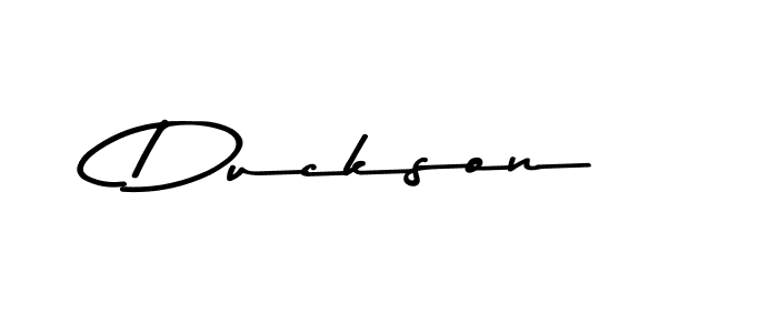 Duckson stylish signature style. Best Handwritten Sign (Asem Kandis PERSONAL USE) for my name. Handwritten Signature Collection Ideas for my name Duckson. Duckson signature style 9 images and pictures png