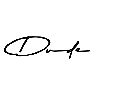 You should practise on your own different ways (Asem Kandis PERSONAL USE) to write your name (Dude) in signature. don't let someone else do it for you. Dude signature style 9 images and pictures png