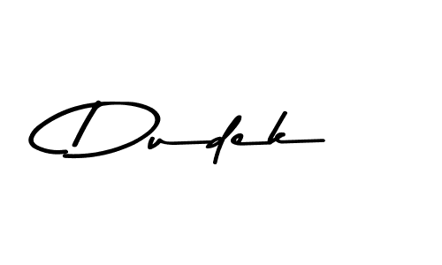 This is the best signature style for the Dudek name. Also you like these signature font (Asem Kandis PERSONAL USE). Mix name signature. Dudek signature style 9 images and pictures png