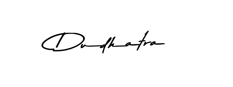 Design your own signature with our free online signature maker. With this signature software, you can create a handwritten (Asem Kandis PERSONAL USE) signature for name Dudhatra. Dudhatra signature style 9 images and pictures png