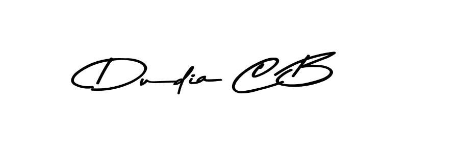 Design your own signature with our free online signature maker. With this signature software, you can create a handwritten (Asem Kandis PERSONAL USE) signature for name Dudia C B. Dudia C B signature style 9 images and pictures png