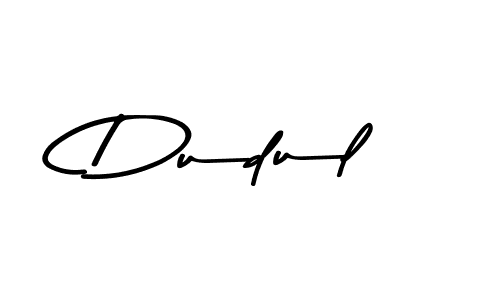 How to make Dudul name signature. Use Asem Kandis PERSONAL USE style for creating short signs online. This is the latest handwritten sign. Dudul signature style 9 images and pictures png