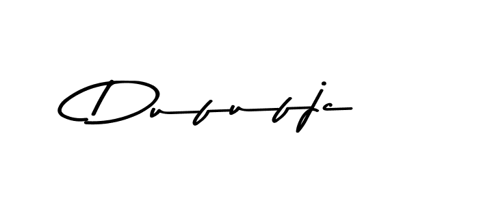 How to make Dufufjc signature? Asem Kandis PERSONAL USE is a professional autograph style. Create handwritten signature for Dufufjc name. Dufufjc signature style 9 images and pictures png