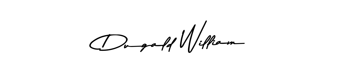 Make a beautiful signature design for name Dugald William. With this signature (Asem Kandis PERSONAL USE) style, you can create a handwritten signature for free. Dugald William signature style 9 images and pictures png